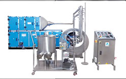 Conventional Coating Pan with Baffles
