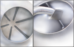 Conventional Coating Pan with Baffles